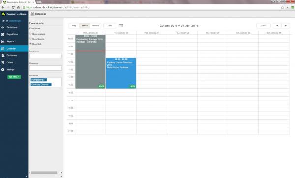 booking system secure data chrome