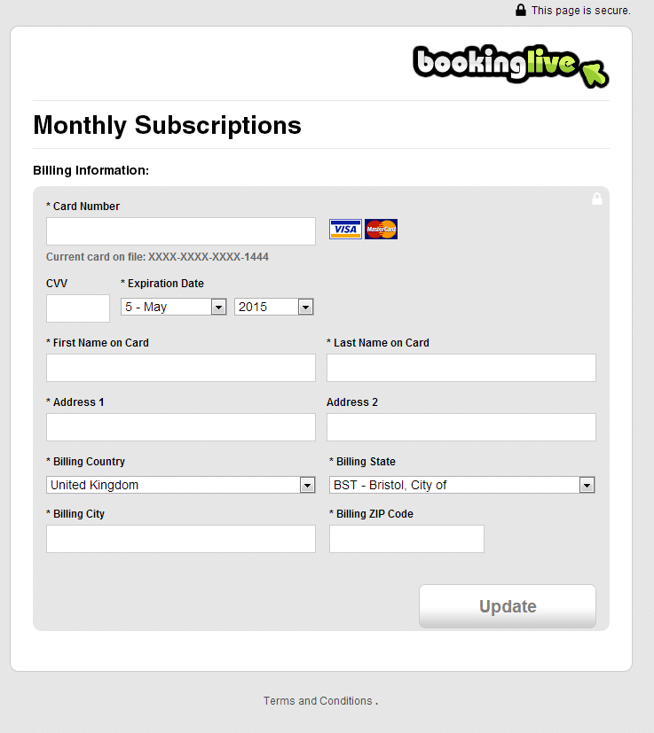 BookingLive Monitoring - CPU Load