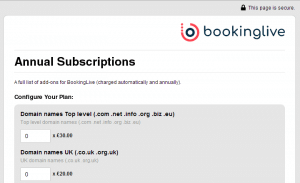 BookingLive Chargify