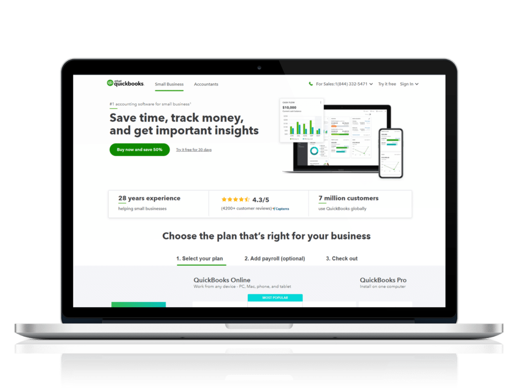 Manage your finances with QuickBooks