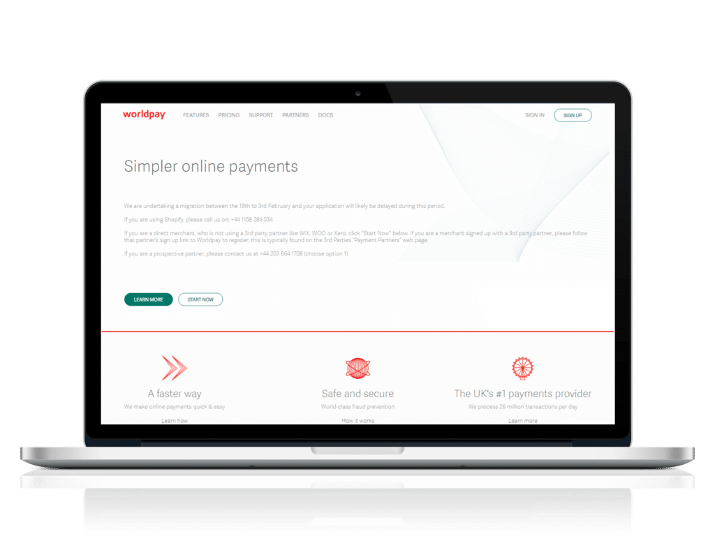 Take online payments with WorldPay Payment Gateway