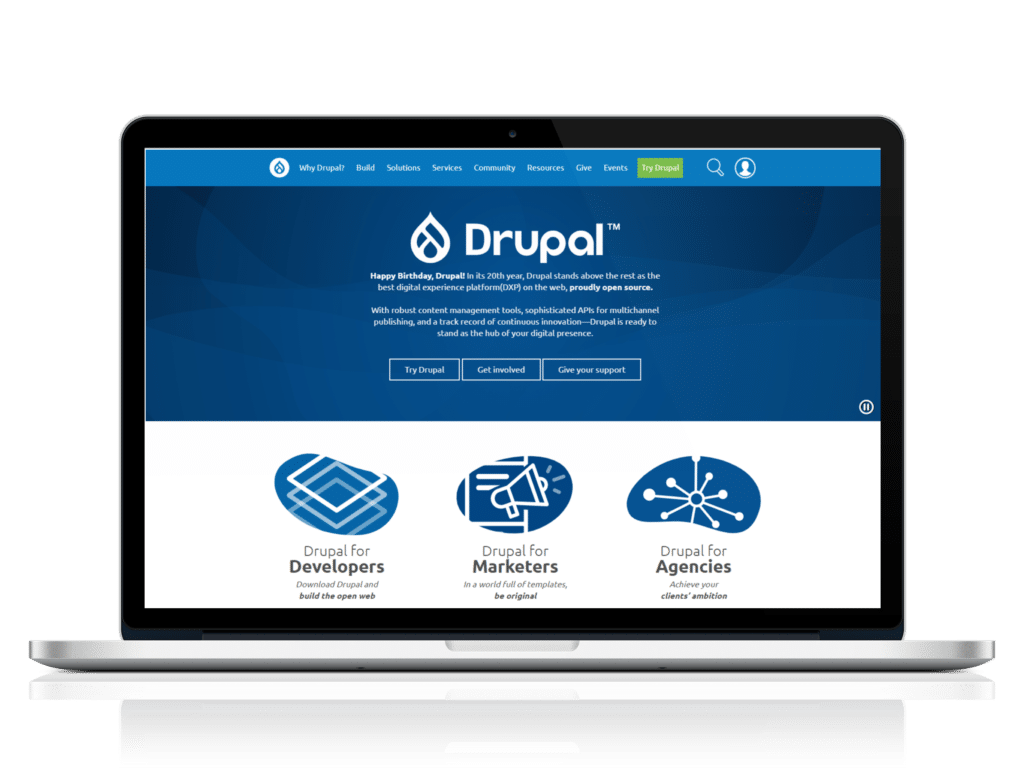 Build your website with Drupal website specialists